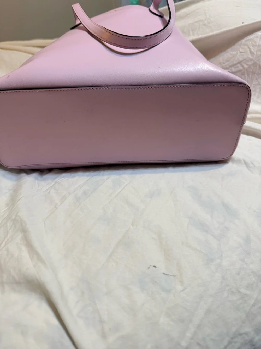 kate spade Lavender and Cream Crossbody with Gold Logo